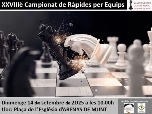 L’Arenys de Munt A guanya el 28è Campionat de Partides Ràpides a la Plaça